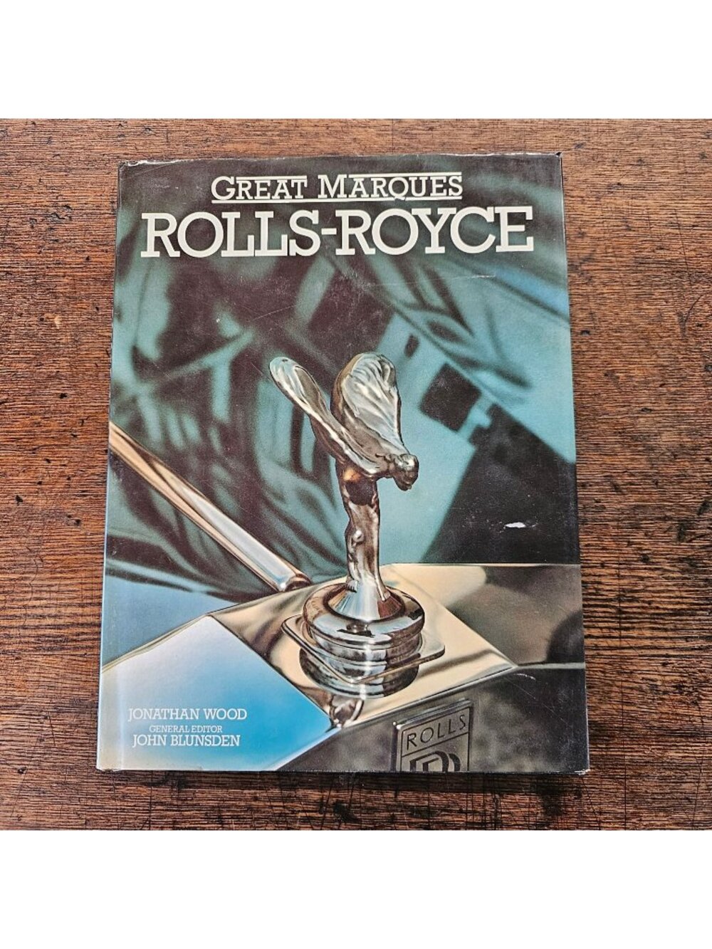 Great Marques Rolls-Royce Hardcover Book Jonathan Wood Vintage Car History Photo